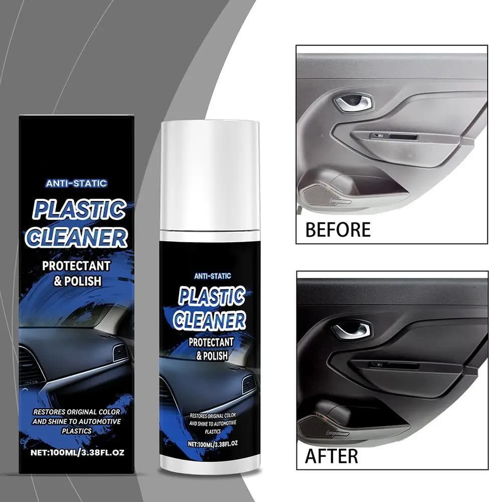100ml Car Plastic Restorer Car Cleaning Products Plastic Leather Restore Car Polish Repair Coating Renovator Back To Black Gloss