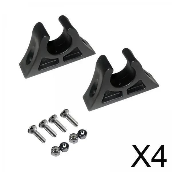 4x2 pezzi clip porta pagaia per kayak remi custode per kayak gommone tavola da surf