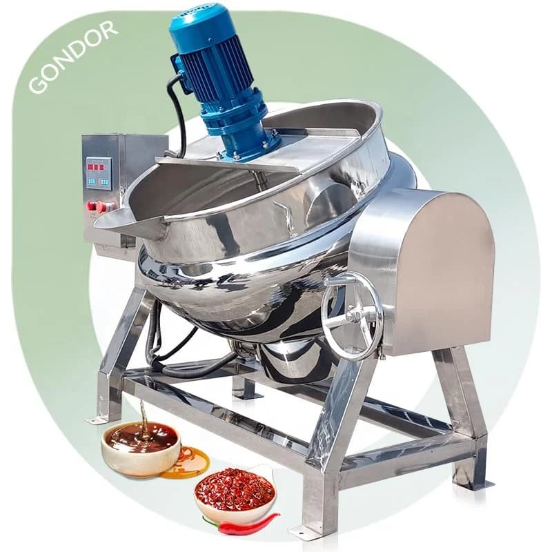 2000 Liter Kettle with 100 Liters Resistant Stem, 400 Liter Electric kettle, Conduction Oil, Honey