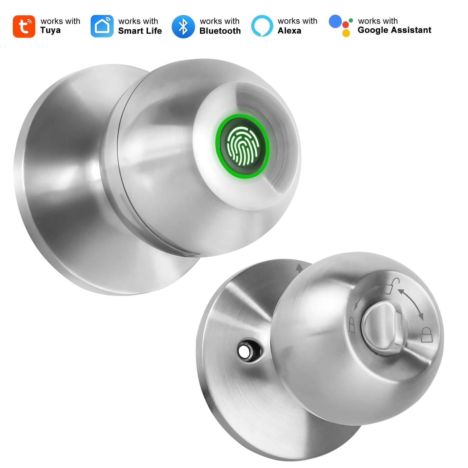 Serratura Intelligente Esterna Tuya con Bluetooth e Biometria, Prodotti per la Sicurezza Domestica, Sistema Smart Home