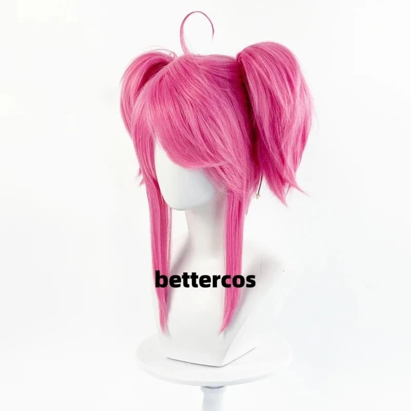 c;4\g,6'h.9/c;4\g,6'h.9/Game LOL Lux Star Guardian Heat Resistant Synthetic Hair Perucas Cosplay Costume + Free Wig 6'h\3,g'8/b'