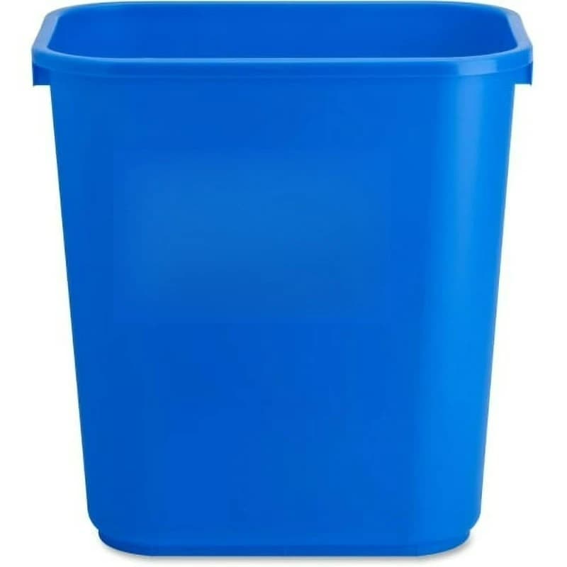 Cestino per rifiuti riciclabili da 28-1/2 litri, 1 pezzo, blu, bianco