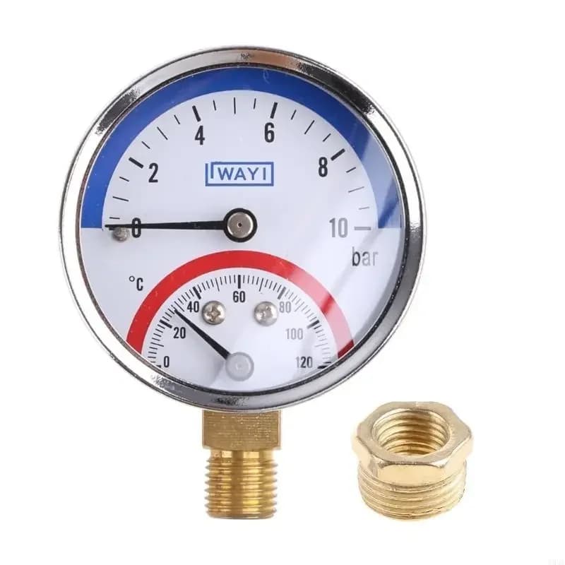 Misuratore pressione a 10 bar del misuratore manometro da 2 in 1