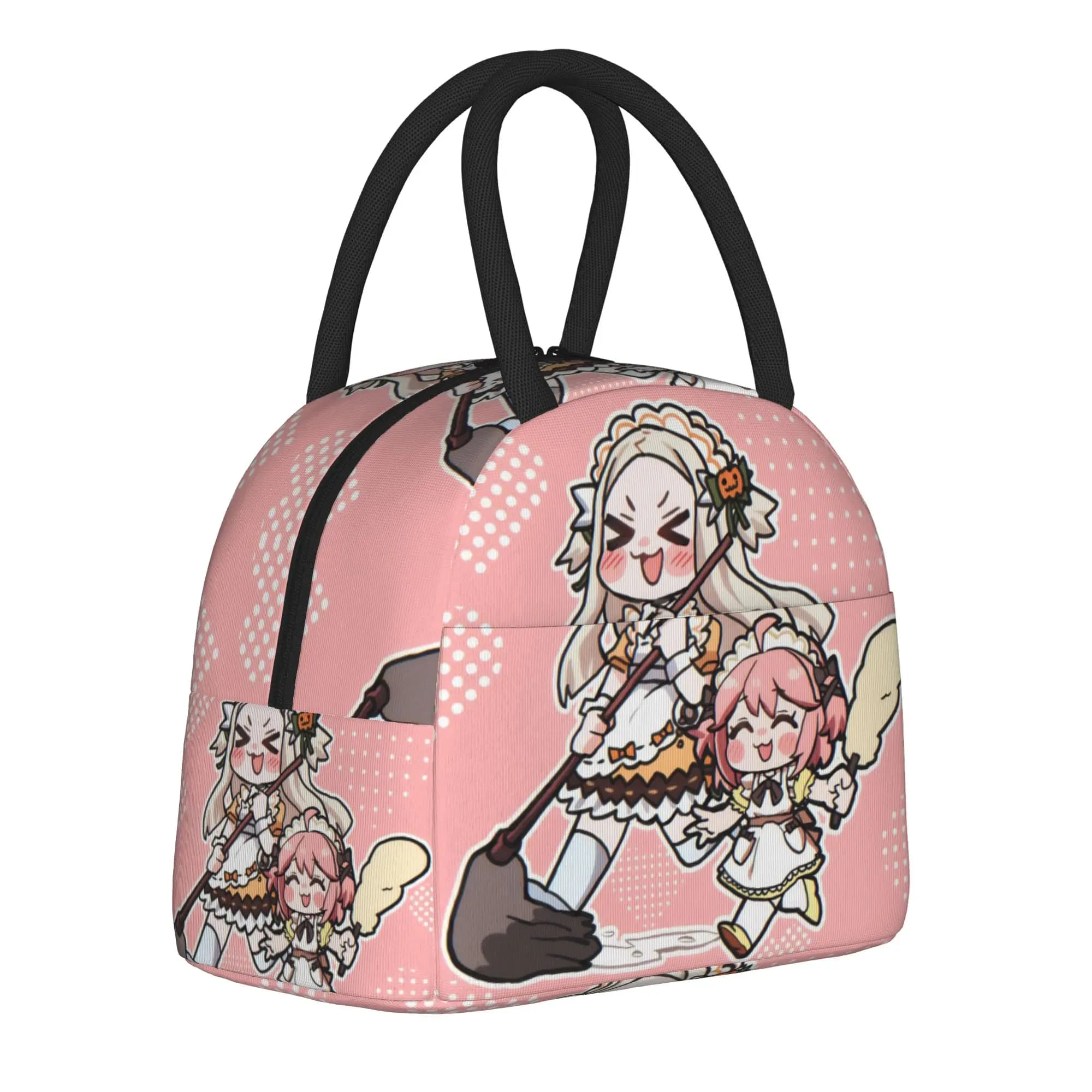 Borsa termica per il pranzo Trickcal C-Chibi Go Games per uomo e donna, borse per contenitori per alimenti, scatole termiche portatili per il pranzo, per viaggiare