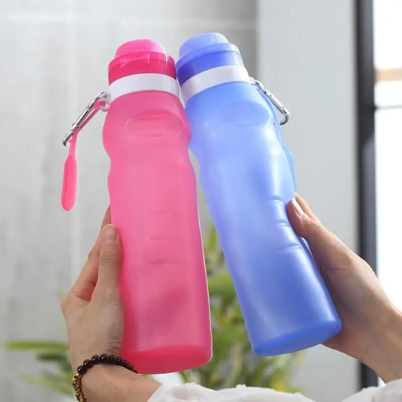 1 bottiglia d'acqua da 600 ml per bevande all'aperto, bici, sport estivi, scuola, guarnizione a prova di perdite, bottiglie per acqua da arrampicata