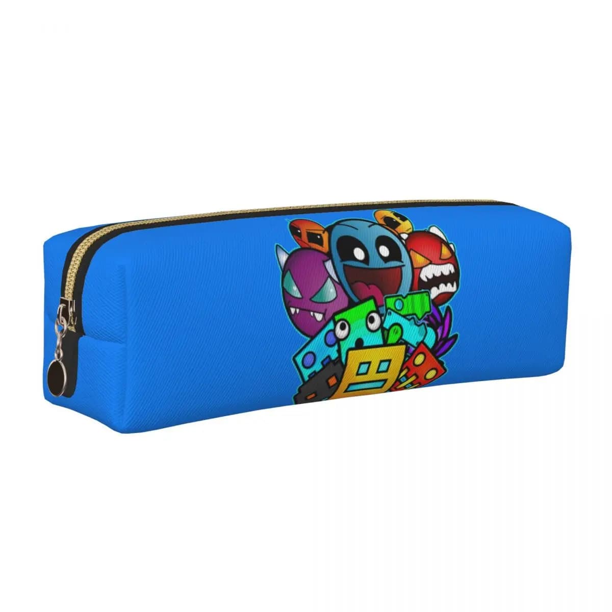 Astuccio da gioco classico geometrico Dash Astuccio per matite Geometry Dash Astuccio per penne per studenti Borse portaoggetti grandi Accessori per regali