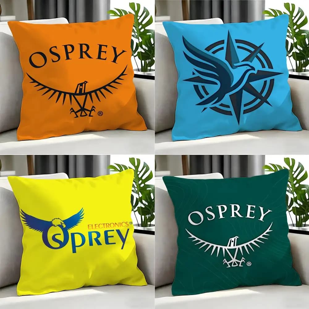 Set di fodere per cuscini Osprey da esterno, 4 pezzi, 50x50 45x45 40x40, federe decorative per divano, decorazioni per la casa