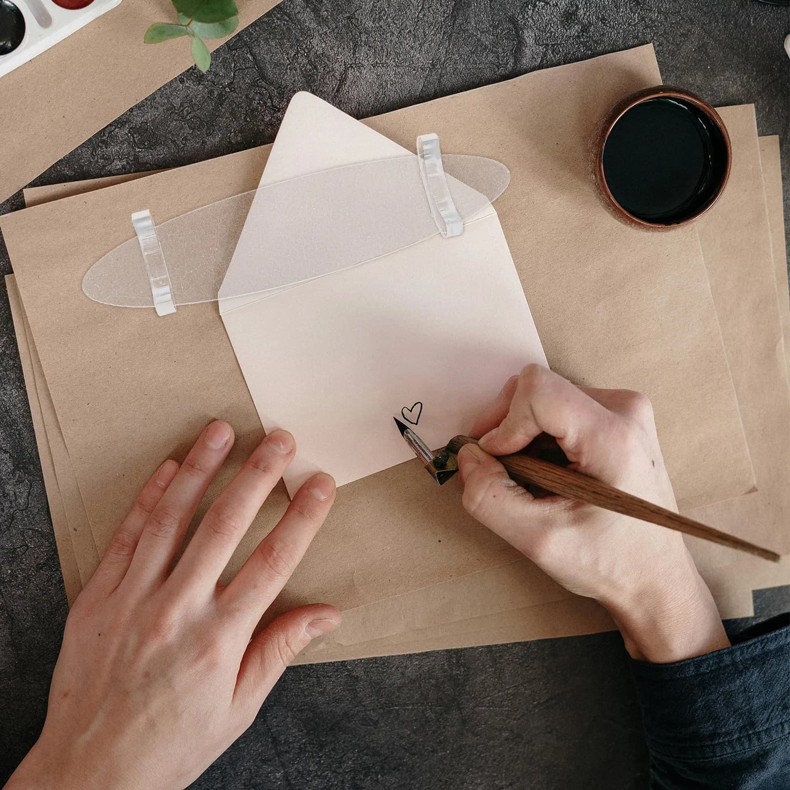 Espositore per Penne in Acrilico, Porta Pennelli da Trucco, Organizzatore per Matite, Supporto per Asciugatura per Scrivania, Casa, Scuola, Ufficio