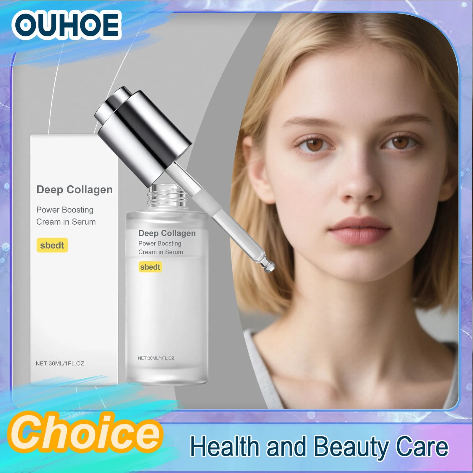 Rassodante Essenza per il viso Collagene Boosting Siero Lifting Rivitalizzante Nutriente profondo Sbiancante Idratante Schiarente Cura della pelle