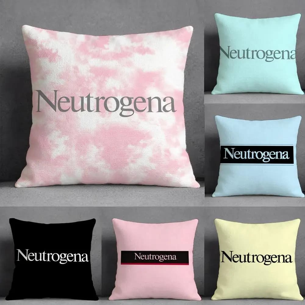 Fodera per cuscino BRAND N-Neutrogena, stampata su entrambi i lati, cuscino per divano, cuscino per testiera della camera da letto