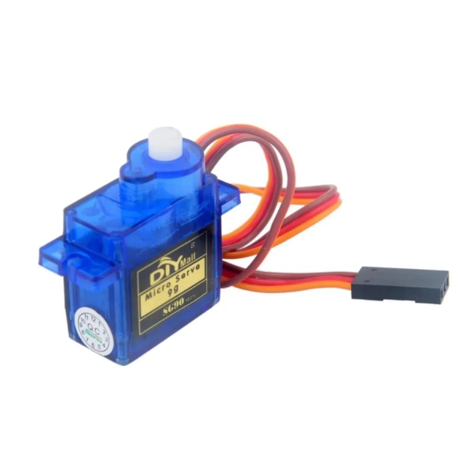 Mini servo 9g SG90 da 180 gradi con accessori Cavo a 3 pin per elicottero RC, aereo, auto, barca