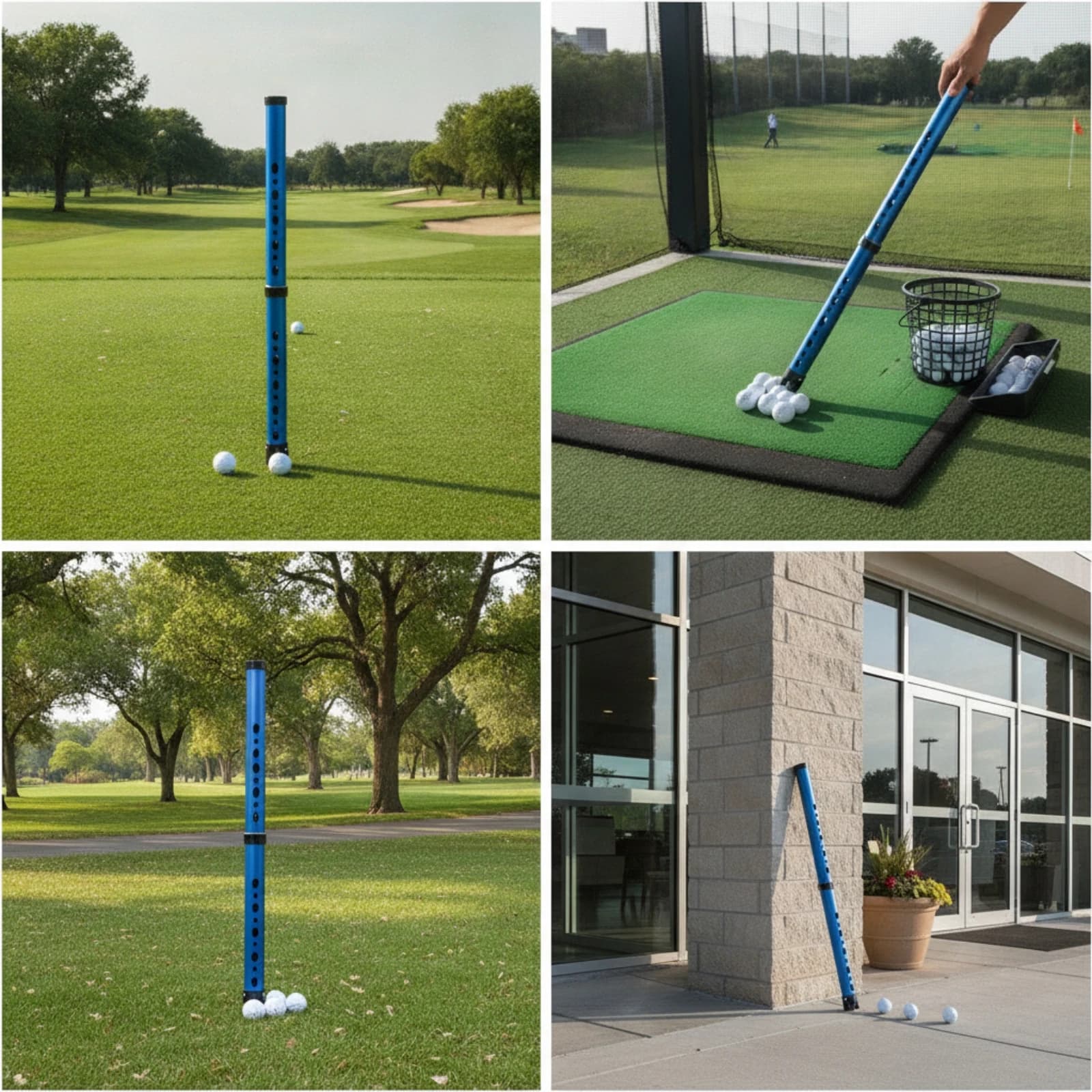 Golf Ball Retriever Tube Convenient Golf Ball Collector Tube Sports Gear Easy Grip Wear-Resistant for Golfers, Driving Range