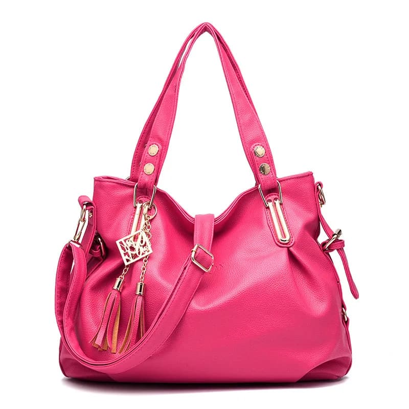 Classic and Fashion Women's Shoulder Bag, Single Shoulder Bag, Casual Style With Zipper Closure in PU Material