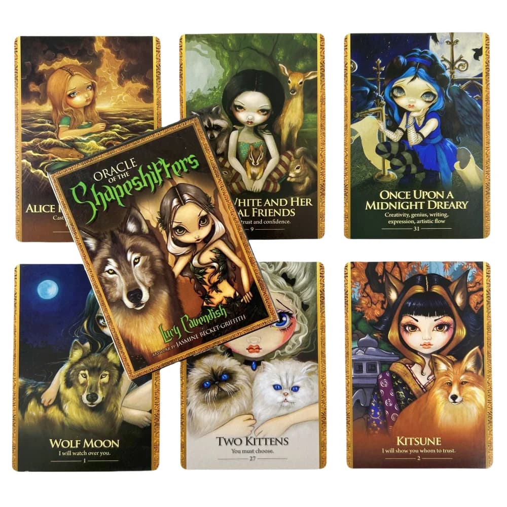 Oracle Of The Shapeshifters Cards Tarot English Visions Divination Edition Deck Borad Playing Games