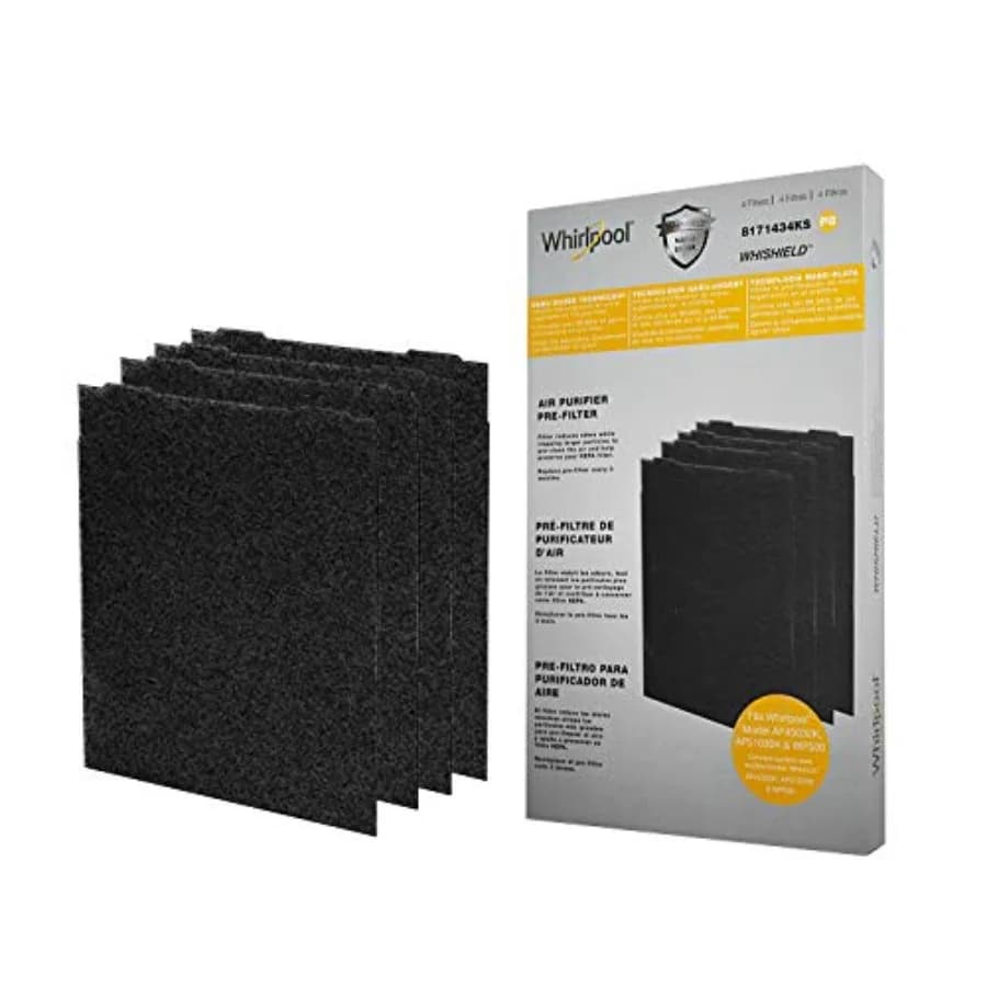8171434KS Pre-filtro a carbone attivo originale - Ricambio antimicrobico compatibile con purificatore d'aria AP51030K, AP45030K