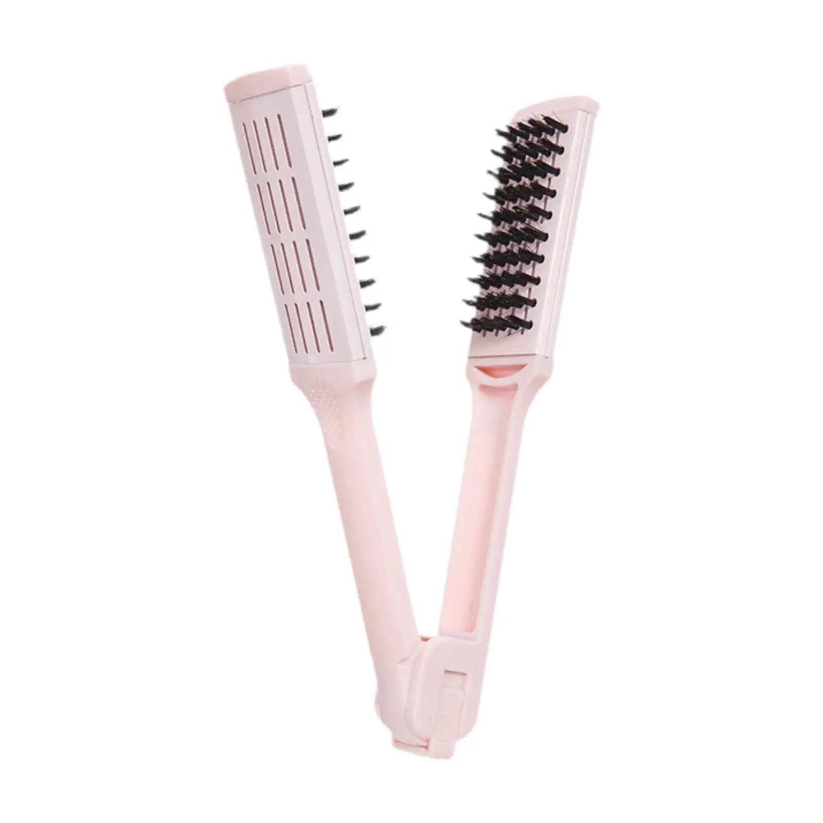 Professional Hairstyle Tool, Antistatic Double Brush for Hair Straight, for Professional Hairdressers