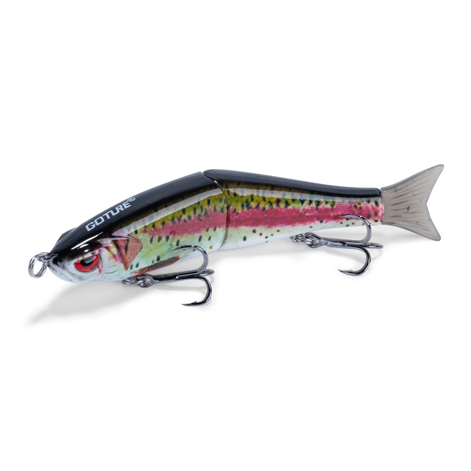 Goture 115mm 18.5g Richiamo di Pesca Duro 2 Segmenti Richiamo Artificiale Multi Snodato Swimbait Realistico Crankbait Affondamento Wobblers