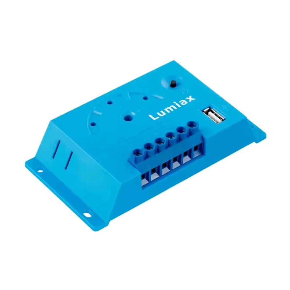 Regolatore di carica del pannello solare PWM 12V15Amp Regolatore del sistema solare con uscita USB 5V 2A