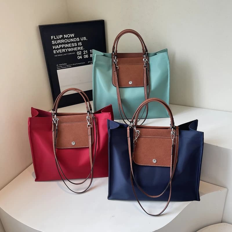 Borsa fasciatoio di lusso classica per feste e shopping, borsa a tracolla trendy da donna, borsa tote alla moda testurizzata