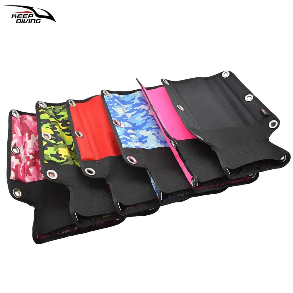 Imbottitura per piastra posteriore per immersioni subacquee per imbracatura BCD per immersione tecnica Attrezzatura per subacqueo Supporto per schienale Backplane Cuscinetto morbido per piastra posteriore