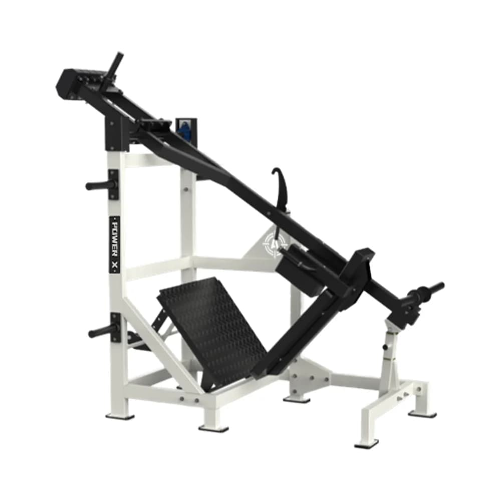 Versione commerciale Nuovo PENDULUM Power Squat Gym Press Machine Costruzione in acciaio per piastra ricaricata per resistenza al torace e delle gambe