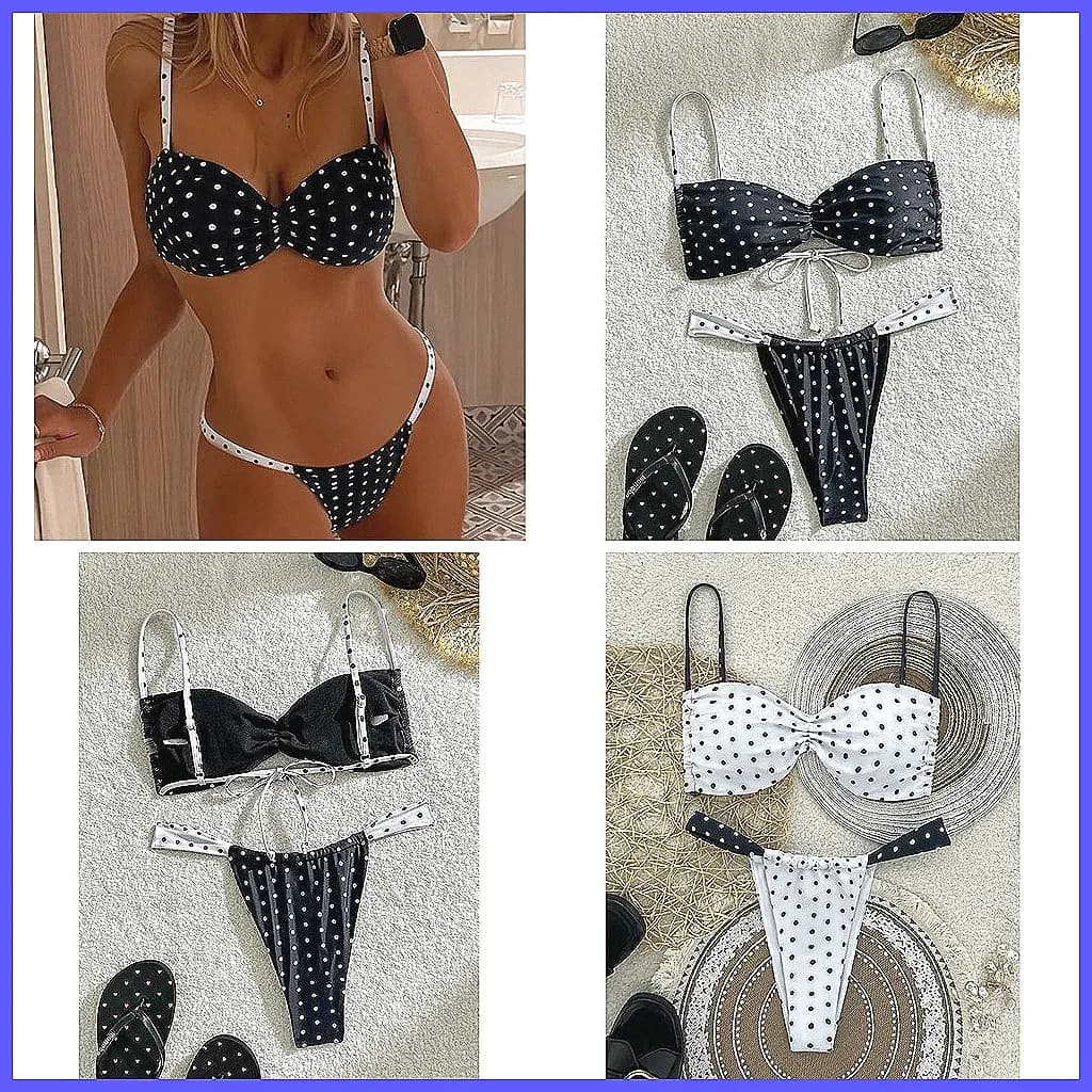 Set Bikini Push-Up Sexy per Donne - Costume da Bagno Brasiliano per Spiaggia e Piscina