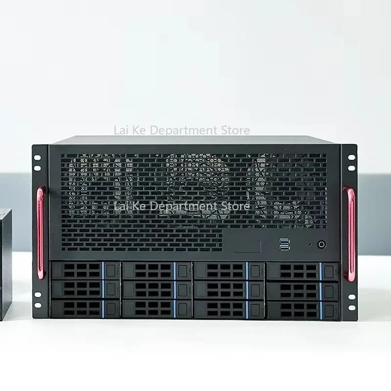 Rack di stoccaggio attaccato in rete Nas per server 12S4 Backplane da 12 g Custodie NAS ATX Ventola a torre centrale Dispositivo di raffreddamento per le aziende Organizzazione