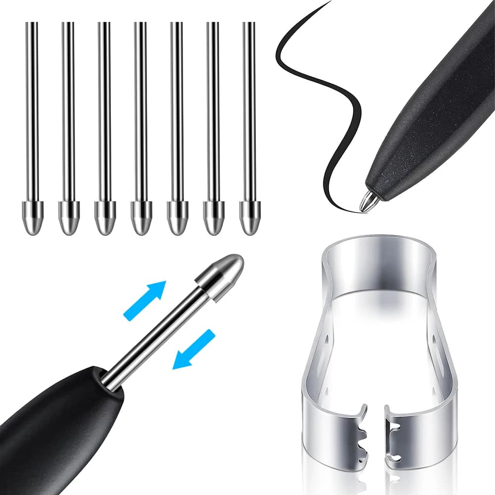 Pennino stilo per tablet Samsung pennino di ricambio in lega di titanio supporto durevole 4096 sensibilità alla pressione pennino accessori stilo