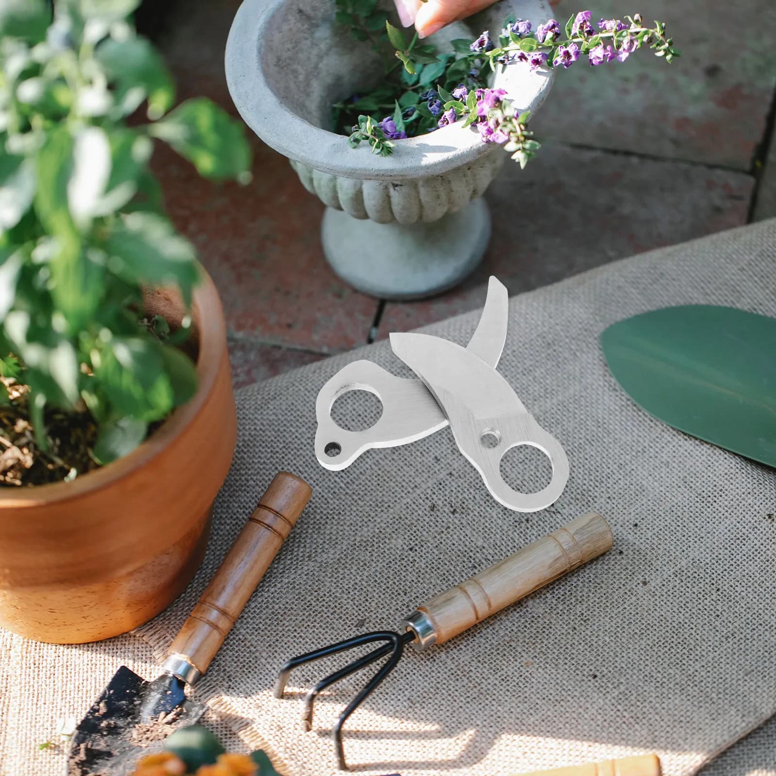 Lama per Forbici Elettriche da Potatura 4cm, Foro Filettato 12mm, Accessori Durevoli per Giardinaggio, Parti di Ricambio
