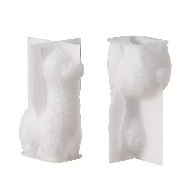 Stampo in silicone a forma di alpaca per fai da te, ideale per argilla, resina, artigianato e candele profumate, perfetto per decorazioni domestiche e regali natalizi