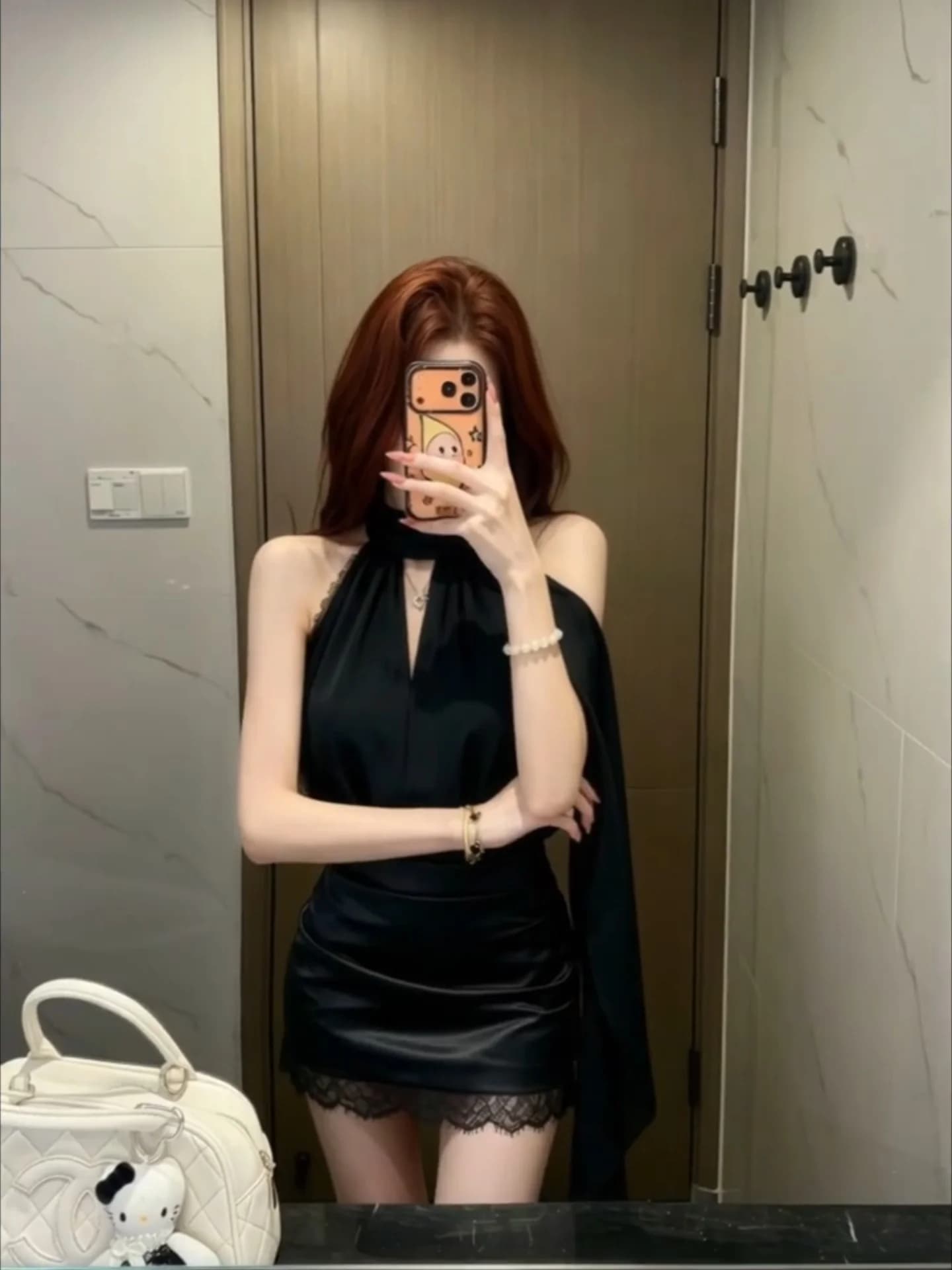 Summer Pure Desire Sexy Lace Sleeveless V-Neck Women's Shirt Shoulder Bared Slimming Chiffon Top for Casual Date Commuting