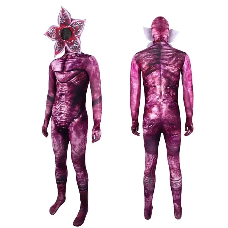 Cannibal Flower Jumpsuit Halloween Festival Horror Cosplay Body Costume per bambini e adulti Storia bizzarra Clothesa;3,v'5