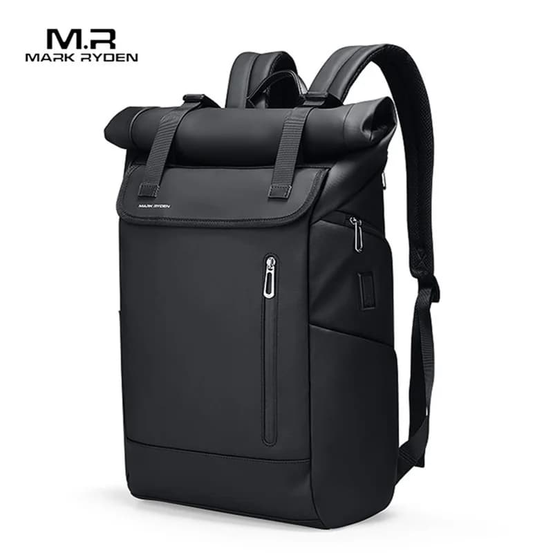 Mark Ryden Zaino da uomo Zaino di moda per adolescenti Maschio Zaini per laptop da 15,6 pollici Borsa da viaggio Oxford repellente USB Mochila