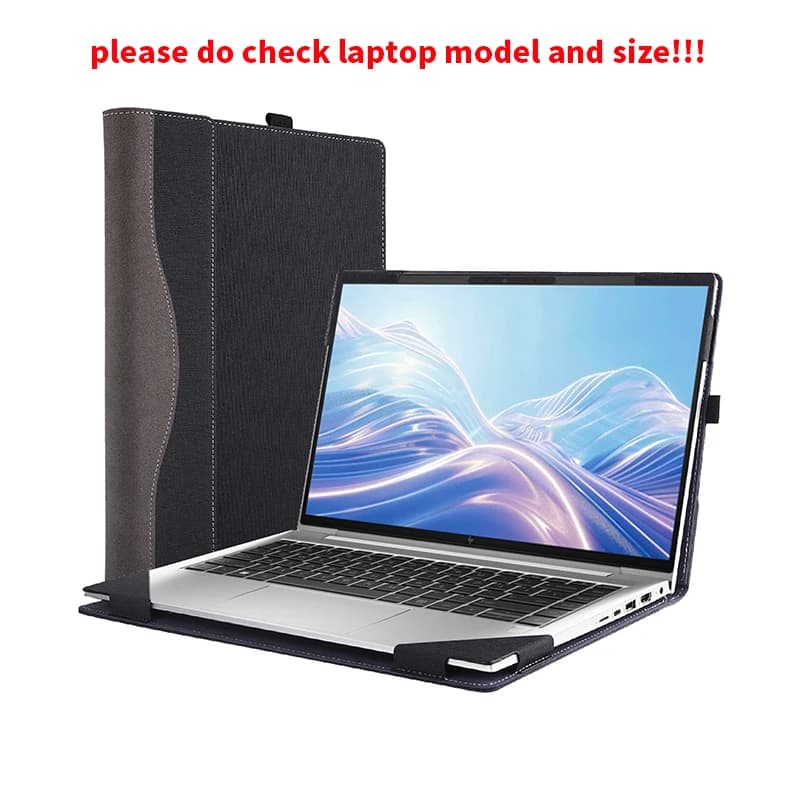 Custodia per laptop per Hp EliteBook 640 645 G11 ProBook 440 445 G11 Custodia per ultrabook da 14 pollici Custodia staccabile per PC Notebook Pu Skin