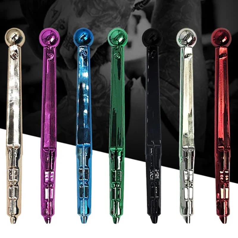 1Pc Tattoo Hand Poke Stick Pen Porta aghi Stick Grip Tradizionale manuale fai da te Body Arts Strumento per tatuaggi Accessori per aghi per tatuaggio