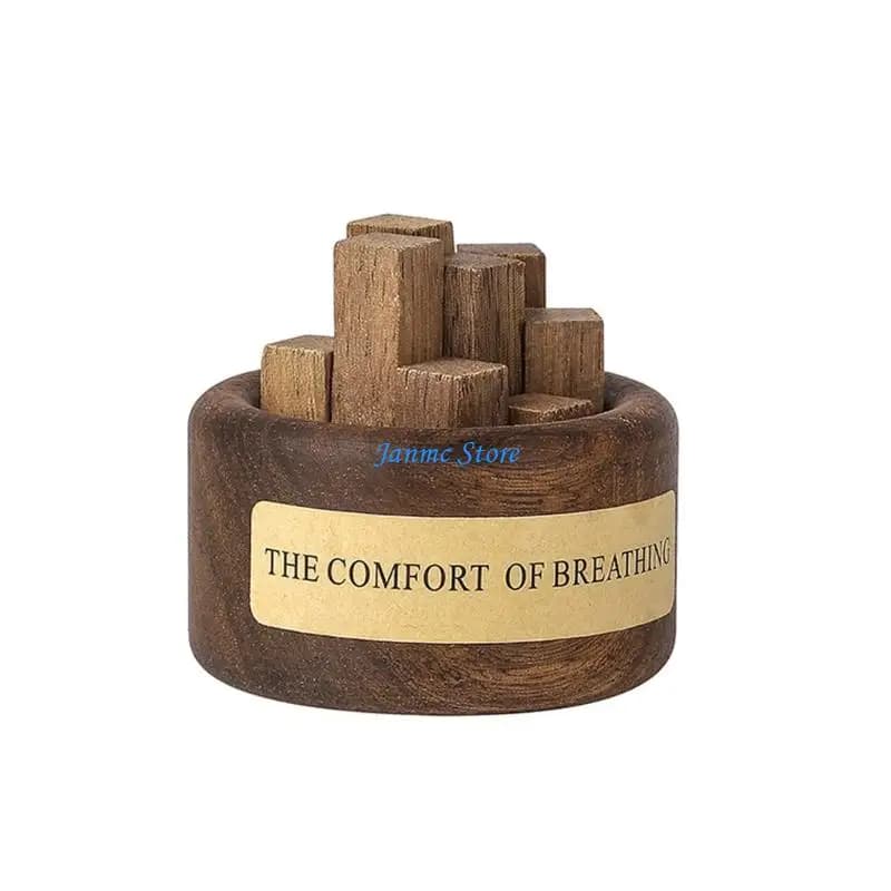 LX0C Aromi in legno Diffusore Olio essenziale Ornamento profumato per decori per casa e l'ufficio