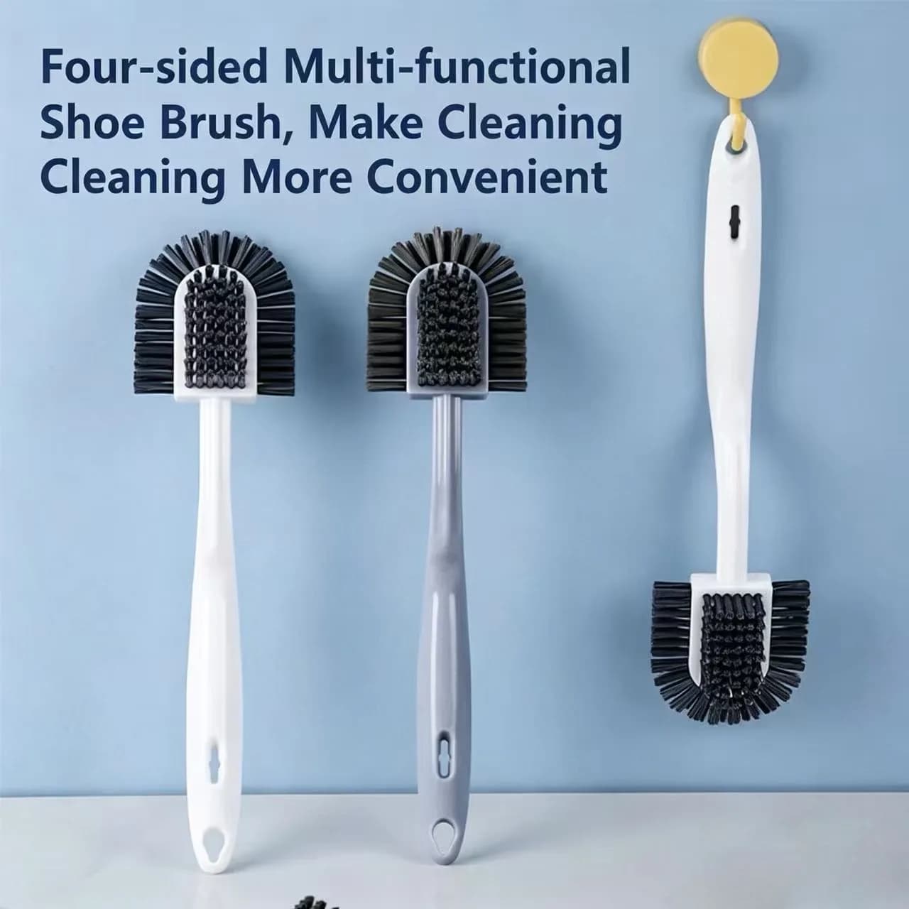 Five sided shoe brush for home use, not harmful to shoes, hard fur shoes, special shoe brush for cleaning shoes, cleaning board
