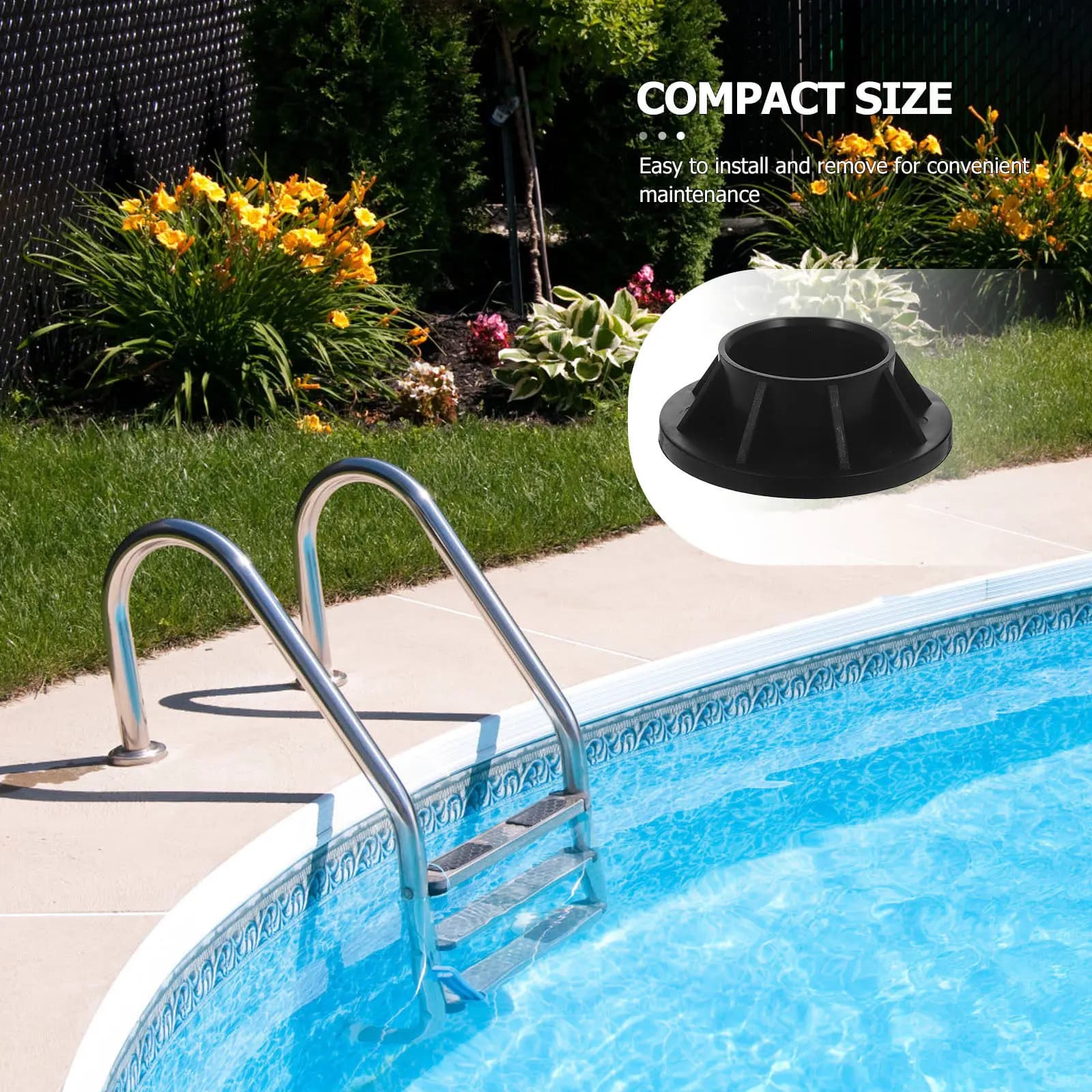 Coperchio di ricambio per valvola di scarico piscina in ABS per bocchetta di scarico a fondo piscina, copertura per uscita acqua
