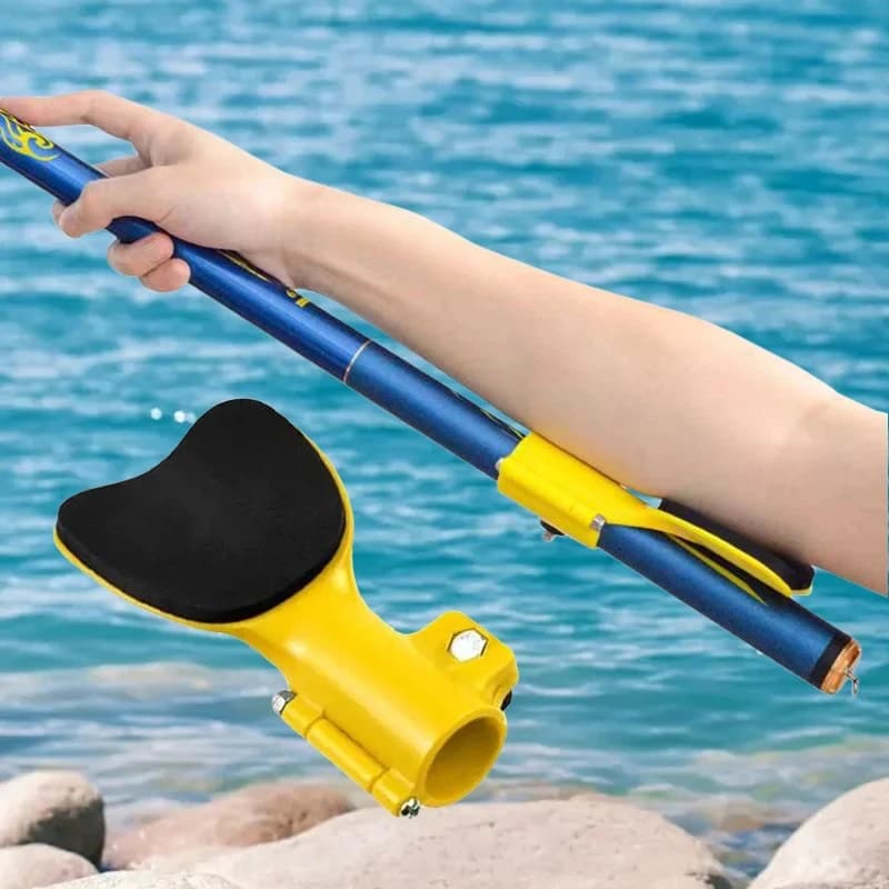 Supporto per Canna da Pesca Portatile, Braccio di Sostegno Antiscivolo per Polso, Strumento da Pesca per Esterni di Facile Utilizzo