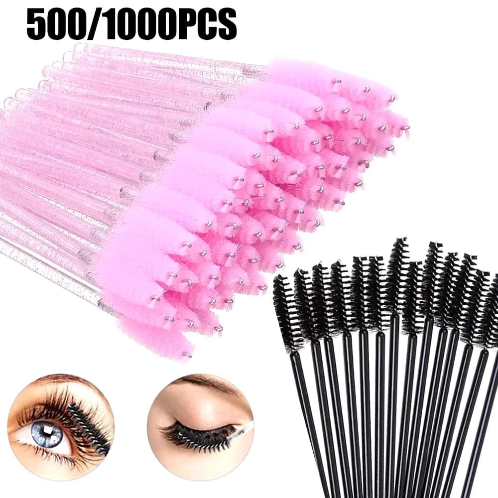 500PCS Eyelashes Brushes Wholesaler Disposable Lip Brush Set For Eyelash Extension Mascara Eyebrow Wands Applicator Makeup Tool