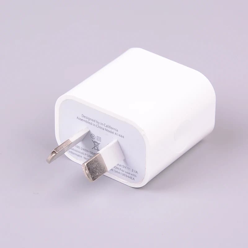 1pc Universal Travel 5V 2A Dual Port USB Wall Home Charger adattatore di alimentazione AU Phone Charging Head spina Standard australiana
