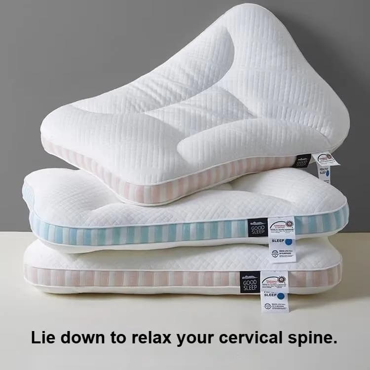1 cuscino per il sonno profondo, protezione scientificamente zonificata per la colonna vertebrale cervicale, design ergonomico
