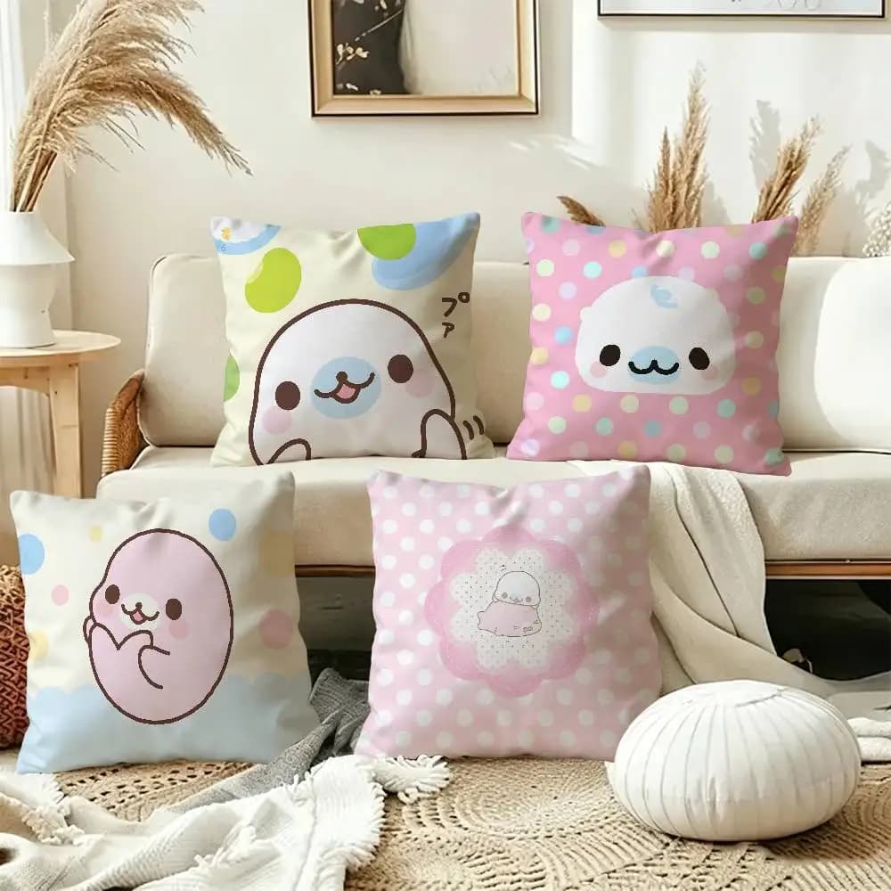 CUTE M-Mamegoma Maple Design Cushion Cover Happy Autumn Harvest decor Holiday Decorati Pillow Cover