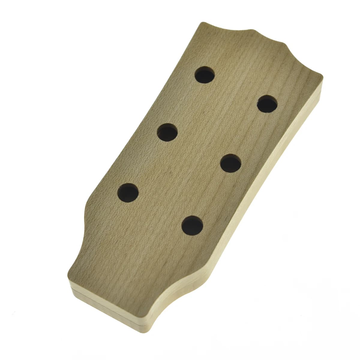 Dopro custodia per plettro per chitarra in legno di acero scatola per plettri per chitarra scatola per plettro in stile corpo e collo per chitarra piccola scatola di legno