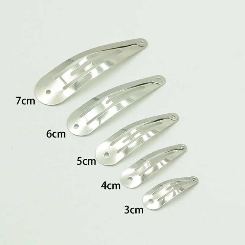 Metal Drop Hair Clips 3cm 4cm 6cm 6cm 7cm 7cm for Women and Girls, Fa-da-Te Ecological Hair Accessories