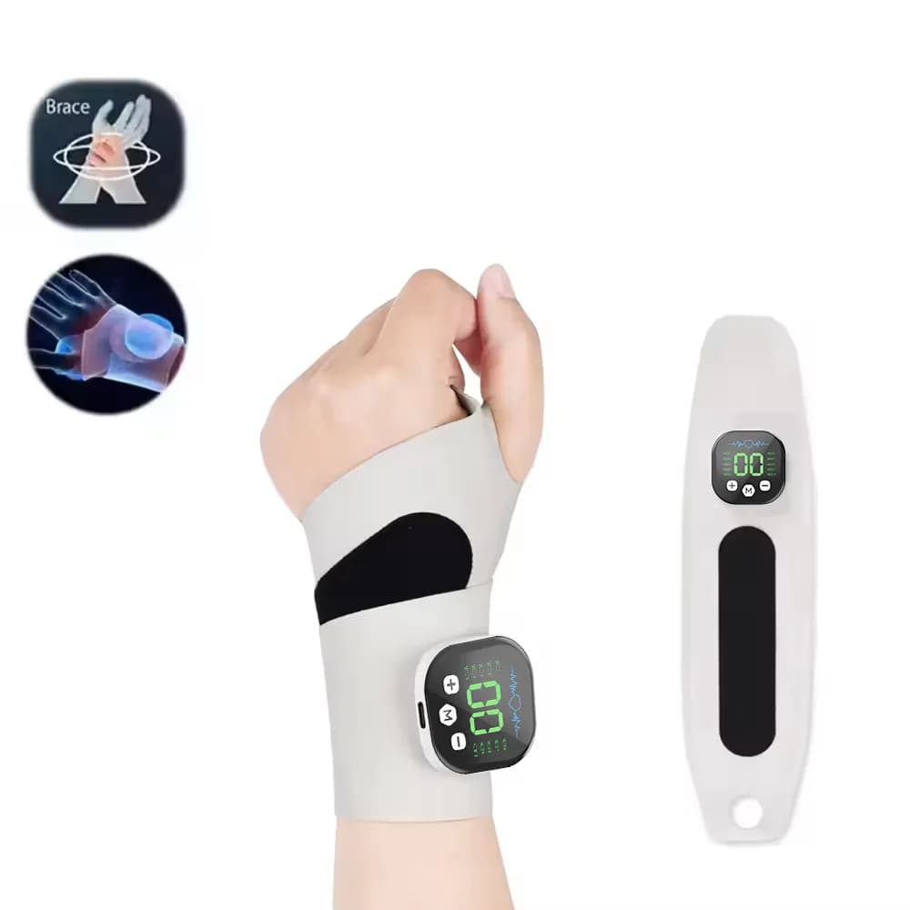 Comodo cinturino da polso elettrico EMS con tutore per massaggiatore wireless