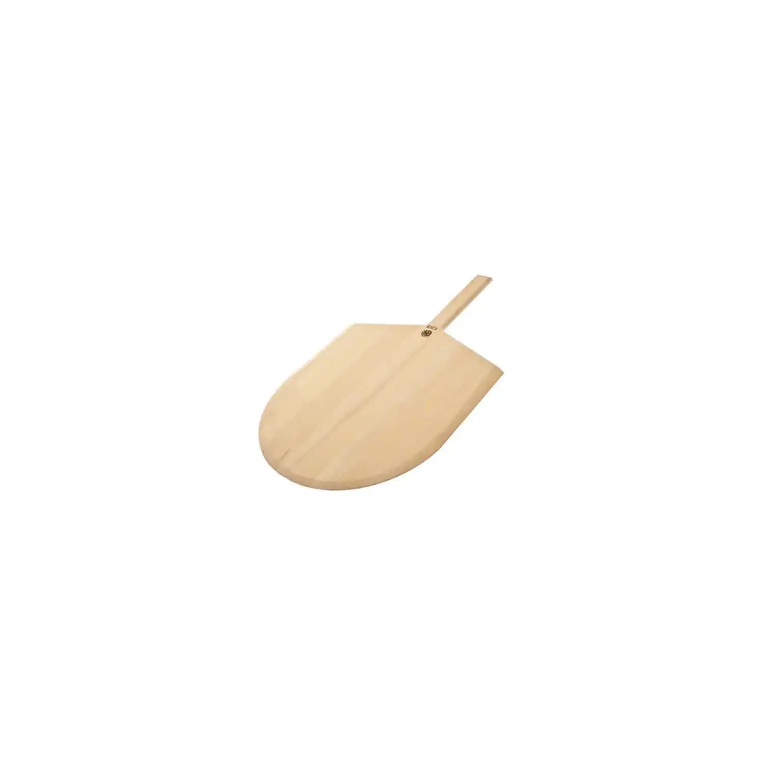 Pala per Pizza in Legno 17x16 Pollici con Manico da 9 Pollici, Bordo Affusolato per Facile Servizio, Marrone