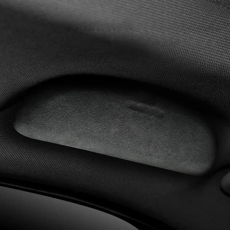 Alcantara Interni auto rimontati Maniglia sul tetto Custodia per occhiali Scatola per occhiali da sole Organizzatore di immagazzinaggio per Porsche Palamera Cayenne Macan