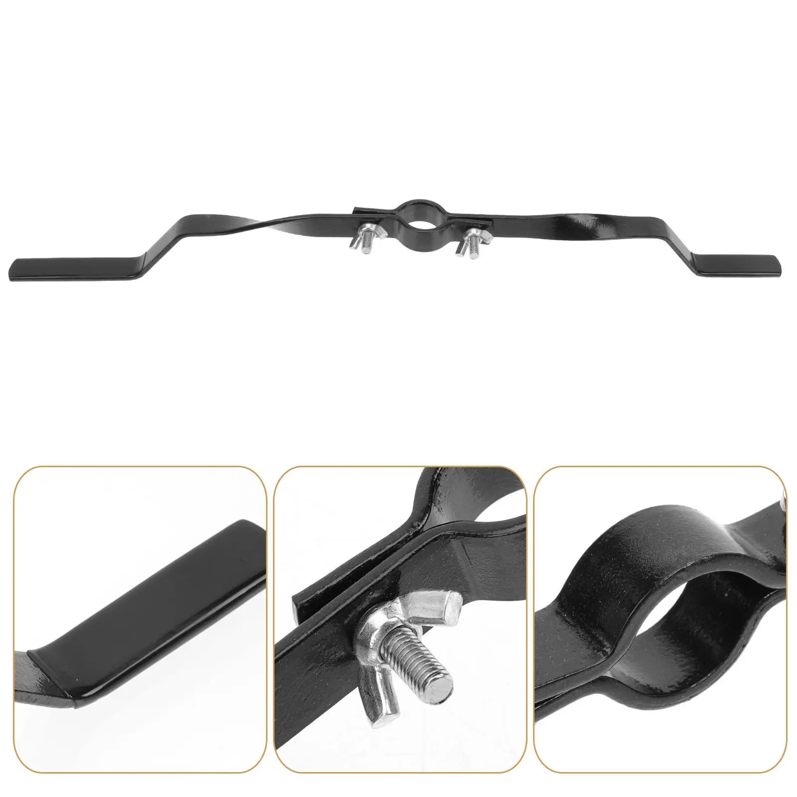 Supporto per Tamburo con Accessori, Supporto Inclinabile in Acciaio per Strumenti a Lingua d'Acciaio