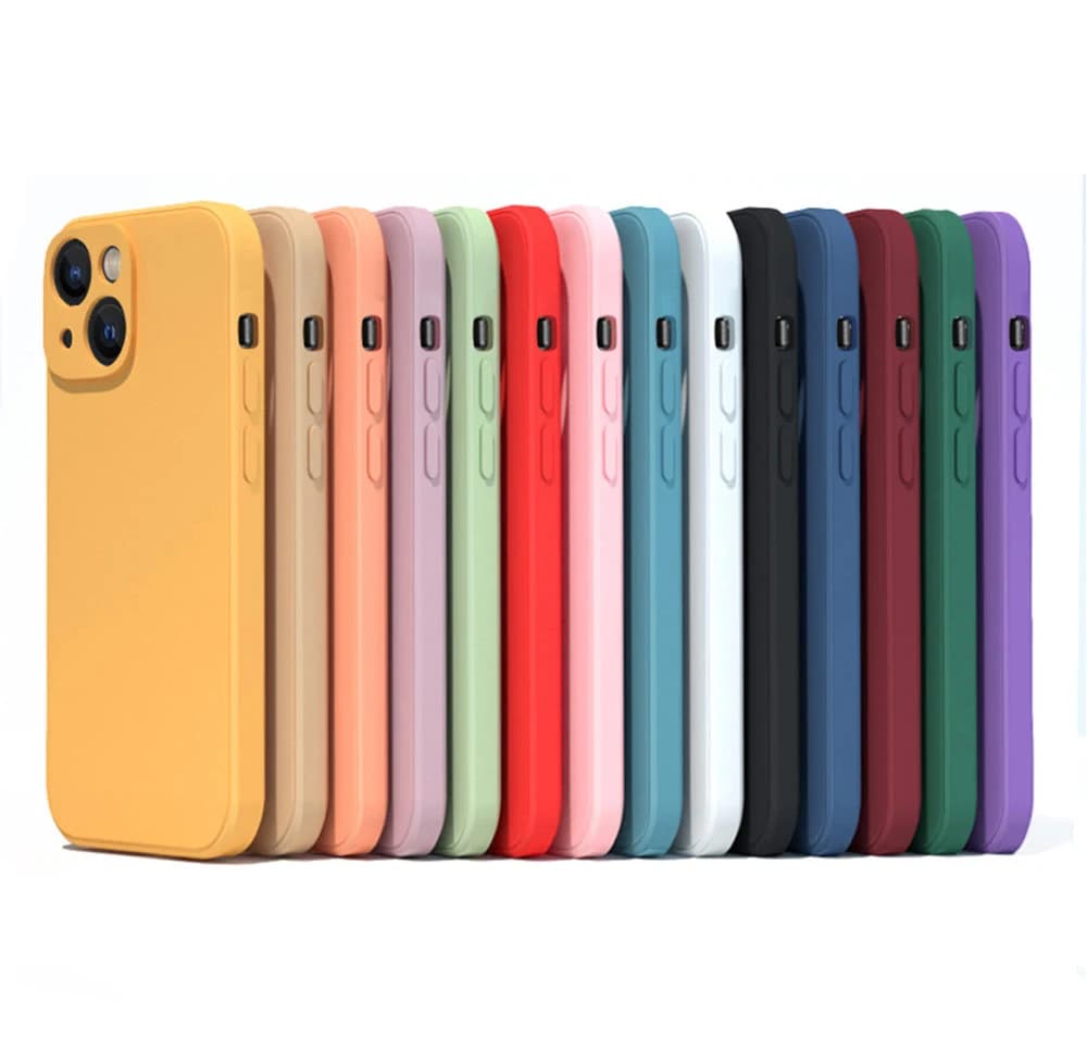 Soft TPU Soft Case For IPhone 11 12 13 14 15 16 Pro Max 13 mini 14 Plus Contracted Pure Color Simple Back Cover